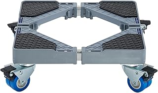 Base de suporte para máquina de lavar louça Secador Dolly ajustável para máquina de lavar louça, bandejas de piso para geladeira Mini base para máquina de lavar Comprimento/largura