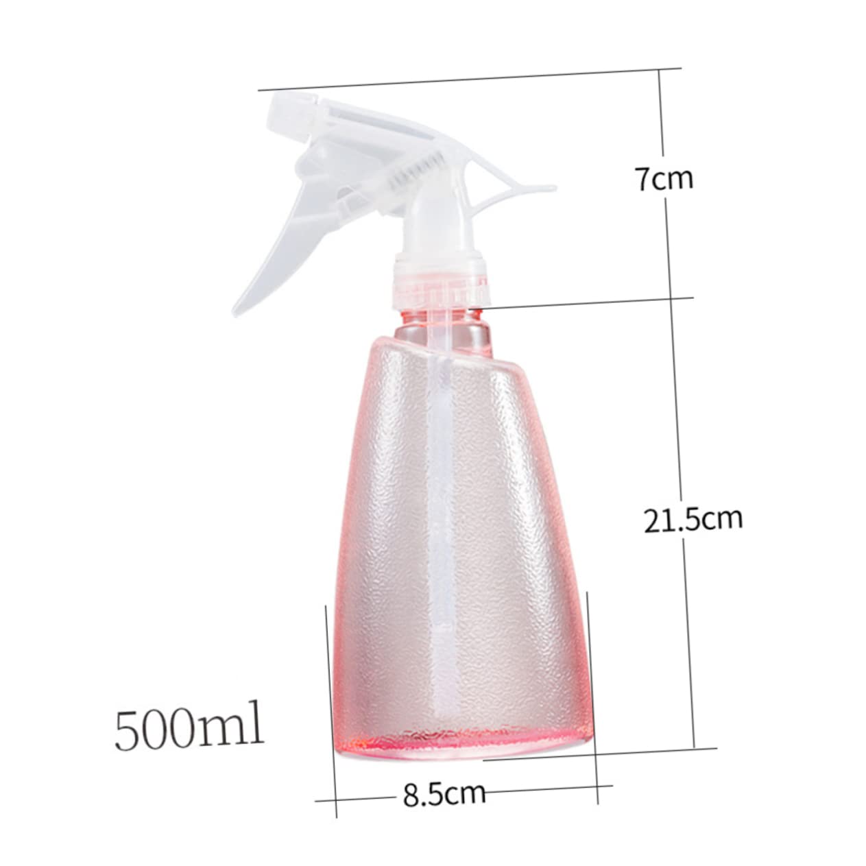 BESPORTBLE Lot De 2 Vaporisateurs Vides De 500 Ml Arrosoirs De Jardin Rechargeables Vaporisateurs Légers Et Anti-fuites 5 Pièces X 2