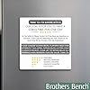 White & Black Airbnb Review Fridge Magnet, VRBO Airbnb Essentials for Hosts, Air bnb Supplies for Guests, 5.5 x 5.5 Refrigerator Magnet with 2 Stickers, 5 Star Rating Short Term Rental Review Magnet #1