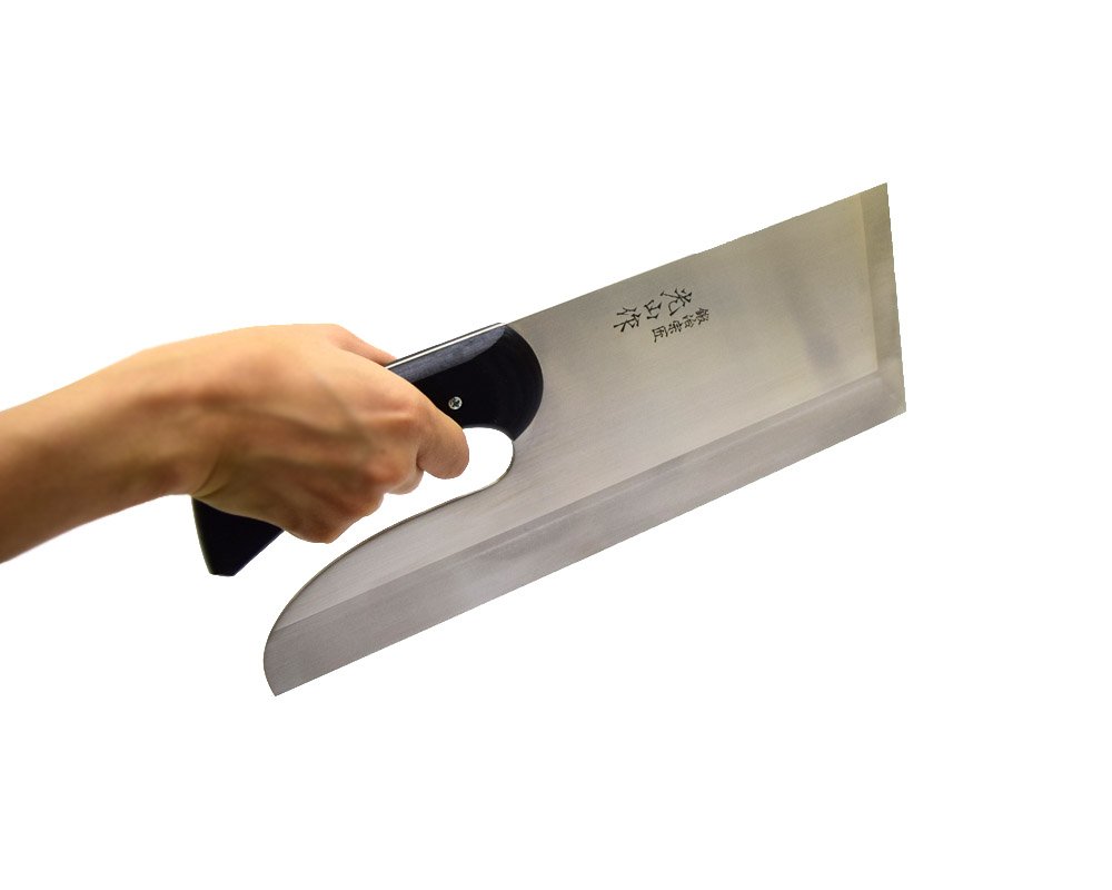 Amazon｜豊捻企販 鍛冶宗匠光山作 高級ステンレス鋼麺切庖丁330mm 軽量