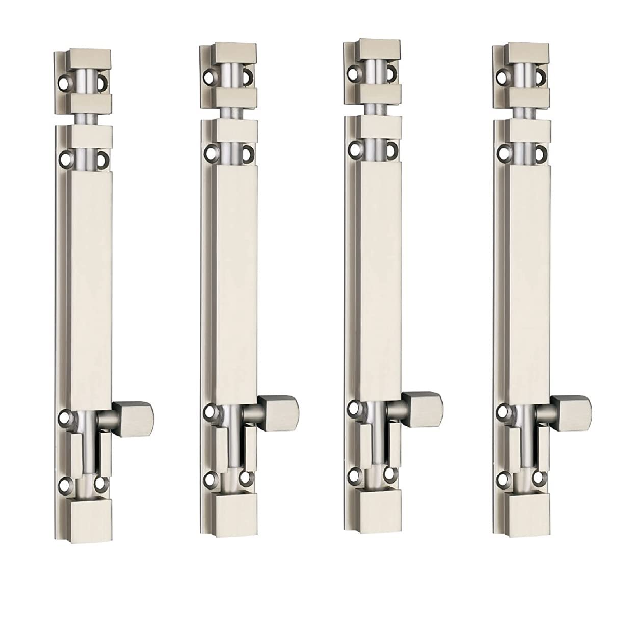 GSB India Pack of 4 |6 inch Aluminium Tower Bolt | 01 | Silver Finish | Home and Offices Doors and Windows Tower Bolt | 01 (B0BZDKFQZB) Amazon Price History, Amazon Price Tracker