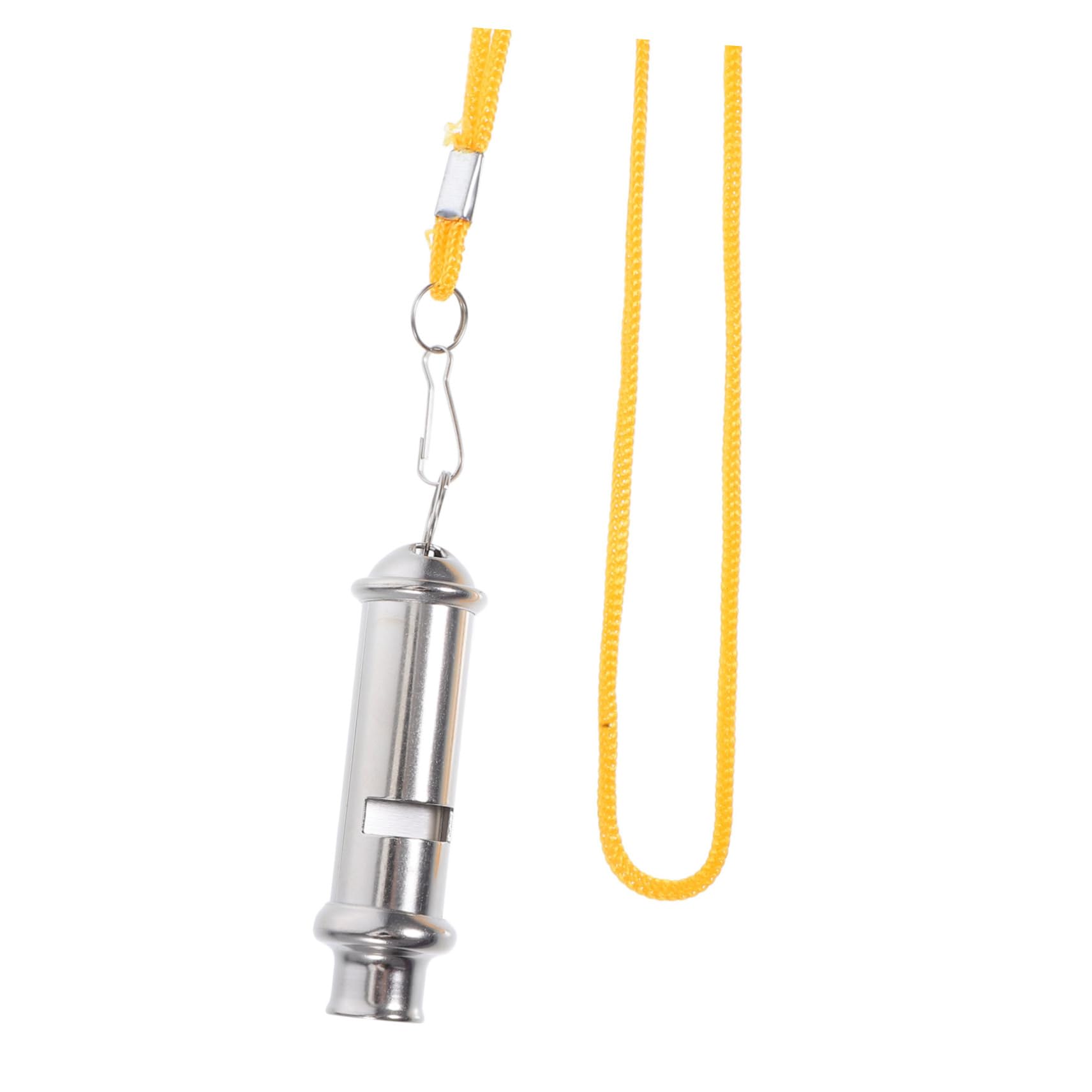 FONDOTIN Outdoor Survival Pigeon Flute Stainless Steel for Pet Training Volleyball and Bird Calls