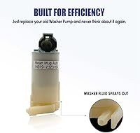 Vista 5 de 14919-232316A bomba de limpiaparabrisas con arandela; para Nissan, Infiniti