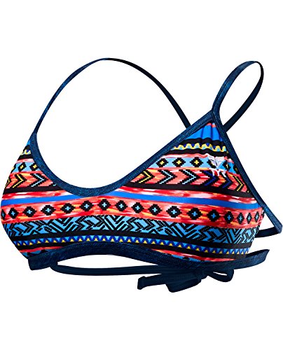 TYR Womens Santa Fe Mojave Tieback Top, Black Multi, Medium