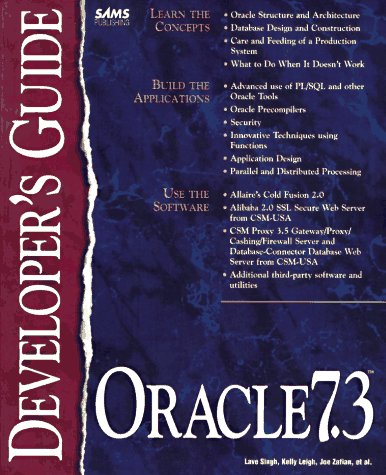 Oracle 7.3 Developer's Guide (Sams Developer's Guide): 9780672227943 ...
