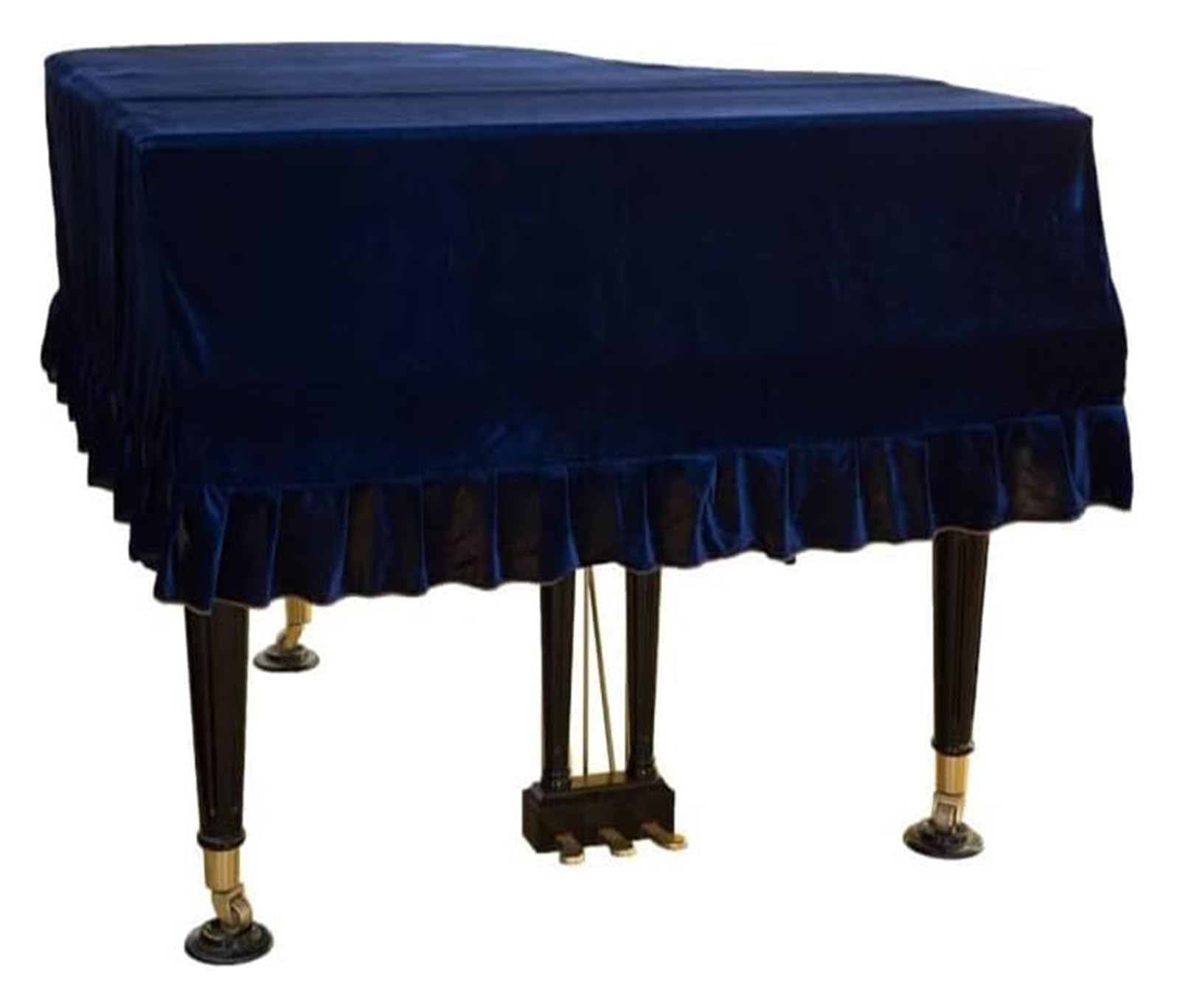 Copri pianoforte verticale, copertura di protezion Copertura protettiva antipolvere Velluto morbido classico universale lavabile con copertura for pianoforte a triangolo completo in velluto, protegge