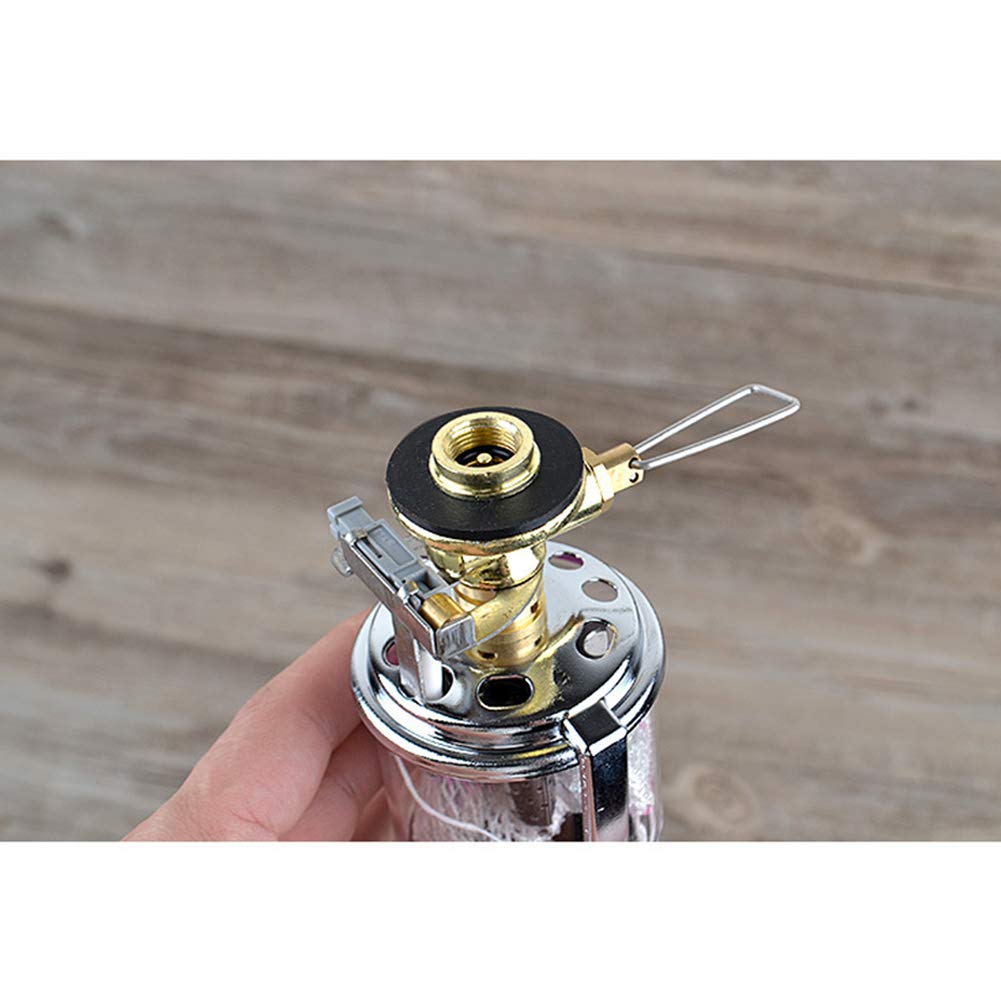 Meiyiu Campeggio Mini Lanterna Portatile Campeggio Luce Gas Tenda Lampada Lampada Lampada Da Appendere Lampada In Vetro Da Viaggio Stufa A Gas