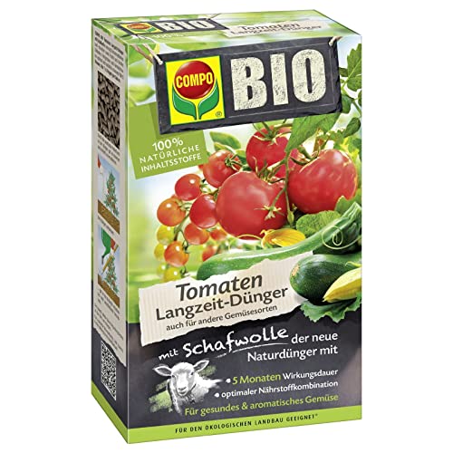 Preisvergleich Produktbild Compo Bio-Tomaten-Dünger mit Schafwolle, 0,75 kg