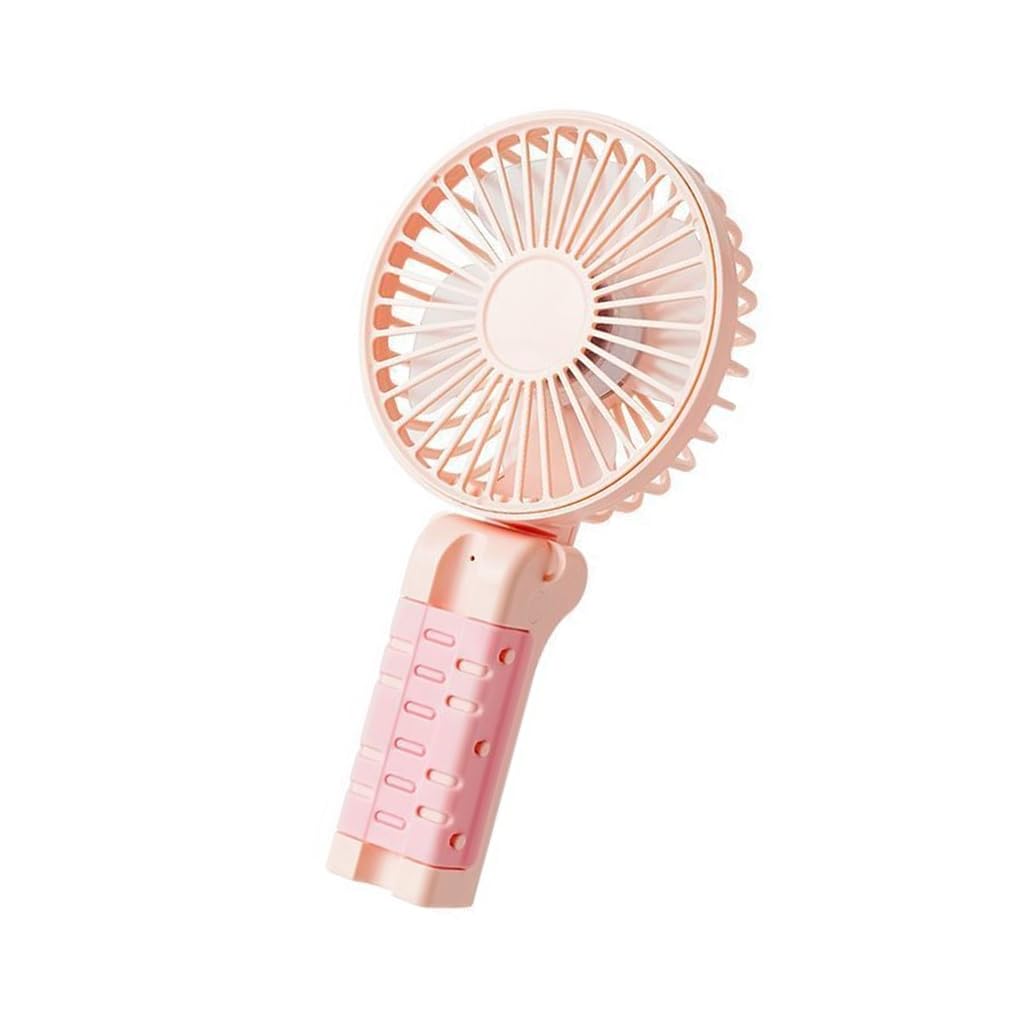 Ventilador portátil USB rosa para paraguas: frescura constante al sol