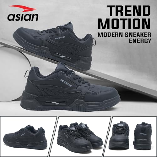 Image of ASIAN Shadow-02 Sneakers for Men | Cushioned Insole, Anti-Slip Outsole & Premium Stylish Design | Trendy Casual Sneakers for Gym