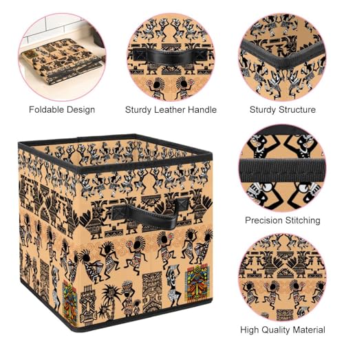 Cube de rangement pliable avec poignées solides pour jouets - 5