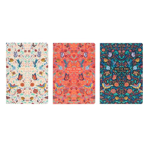 Cuadernos A5 de Frida Kahlo ideales para bullet journal, bocetos y notas de clase 2