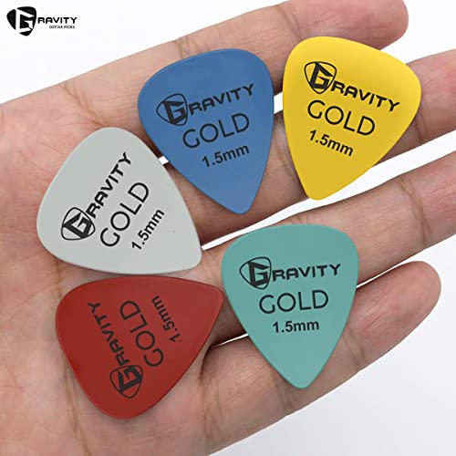 Gravity Picks Médiator de guitare traditionnel en forme de goutte d’or – 1,5 mm – Rouge - Les Beatles, Paul McCartney, John Lennon, RIngo Starr, George Harrison Gravity Picks Médiator de guitare traditionnel en forme de goutte d'or - 1,5 mm - Rouge – Image 7
