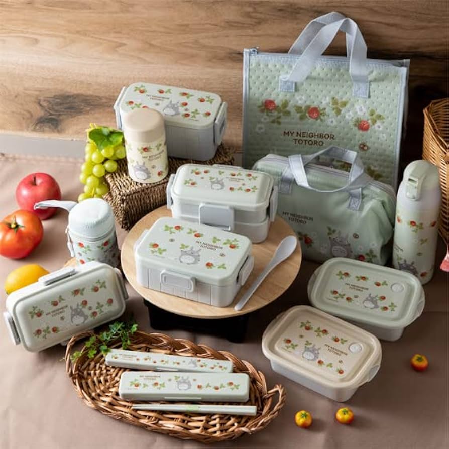 魔女の宅急便、となりのトトロ、ランチボックス、箸、スプーン、バック 魔女の宅急便、となりのトトロ、ランチボックス、箸、スプーン