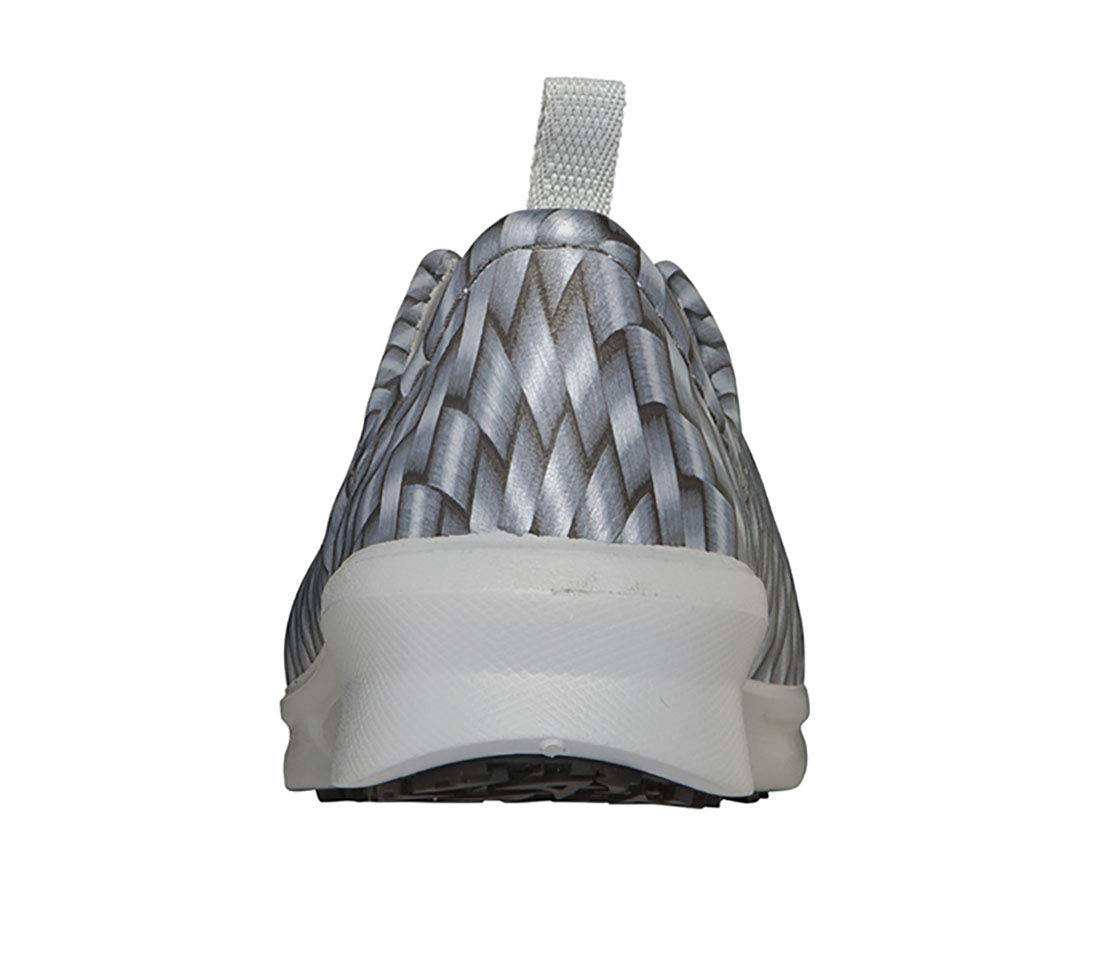 AnyWear Women's Blaze Health Care Professional Shoe, woven texture Light Grey, 5 Medium US