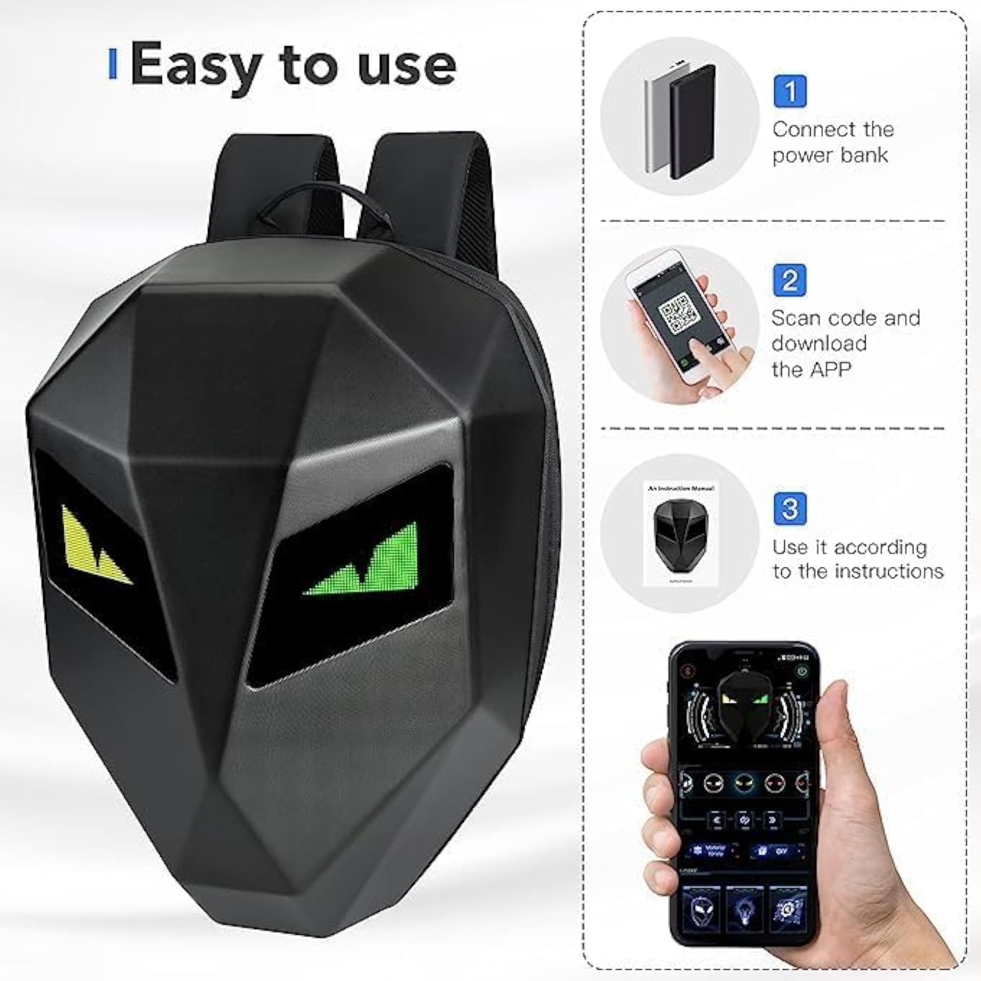 STARHUB LED Backpack with APP Control