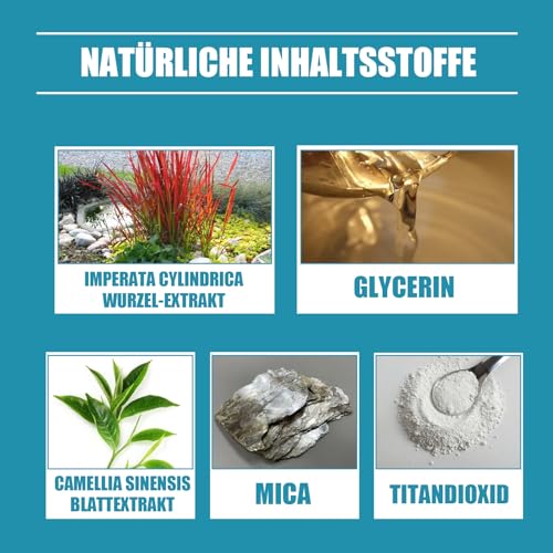 Polvo solar mineral SPF 50, polvo suelto mate con cepillo, control de aceite, duradero, impermeable, ligero y transpirable - imagen 5