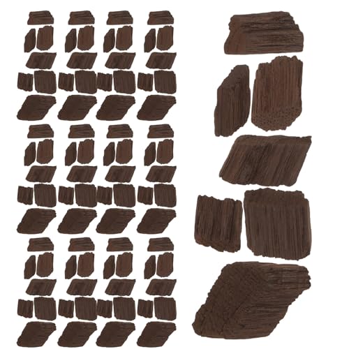 Amosfun Copeaux de Chêne Grillés pour Vinification Maison, Extraction Naturelle D'arômes, Niveaux de Toast Légers à Forts, Matériau en Chêne pour Améliorer Le Goût Vin