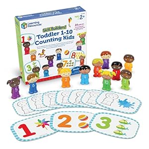 Learning Resources Skill Builders! Toddler 1-10 Counting Kids – 20 Pieces, Ages 2+ Toddler Learning Activities, Educational Activities for Toddlers, Preschool Must Haves