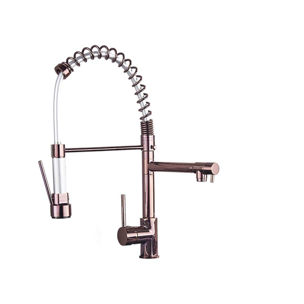 Robinet d'évier de cuisine à ressort pour simplifier la vaisselle et la cuisine