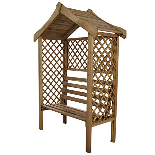 Forest Garden Forest Parisienne Arbour, Pressure Treated, 6'10 x 5'