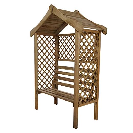 Forest Garden Forest Parisienne Arbour, Pressure Treated, 6'10 x 5'
