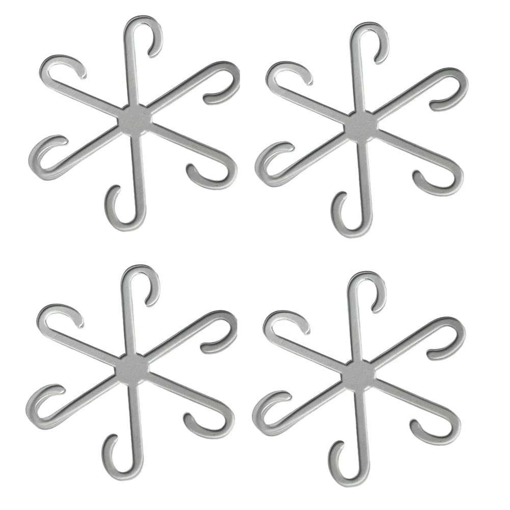 CTRLZS Plant Stem Support, Acrylic Plant Climbers Stem Holders Reusable Plant Growth Accessories Stakes for Growing Plants A