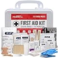 OSHA Compliant First Aid Kit - 10 Person, Type III, ANSI Class A Emergency Kit for Truck, Car, Construction Site - 111 Essential First Aid Supplies