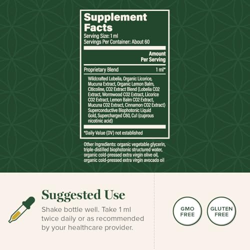 Global Healing Center - Foreign Protein Cleanse (Spike Protein Detox) - Support Formula with Wormwood - Helps Detox for Immune Support - 2 Fl Oz - Image 4