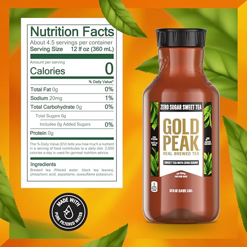 Gold Peak Zero Sugar, 52 fl oz