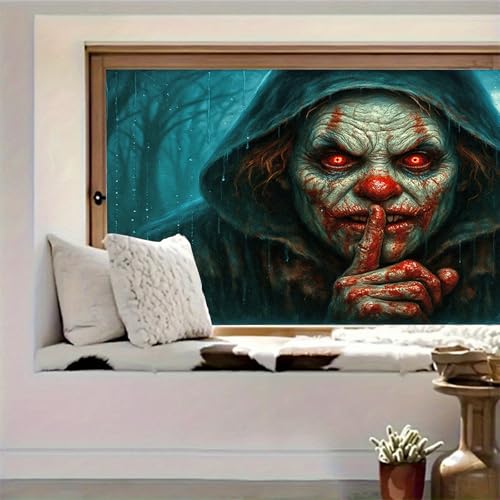 Vinilo Decorativo Halloween 39.3x17.7 Pulgadas miniatura 2