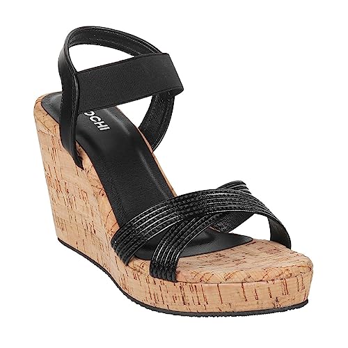 Image of Mochi Women Wedge High Heel Fashion Sandal