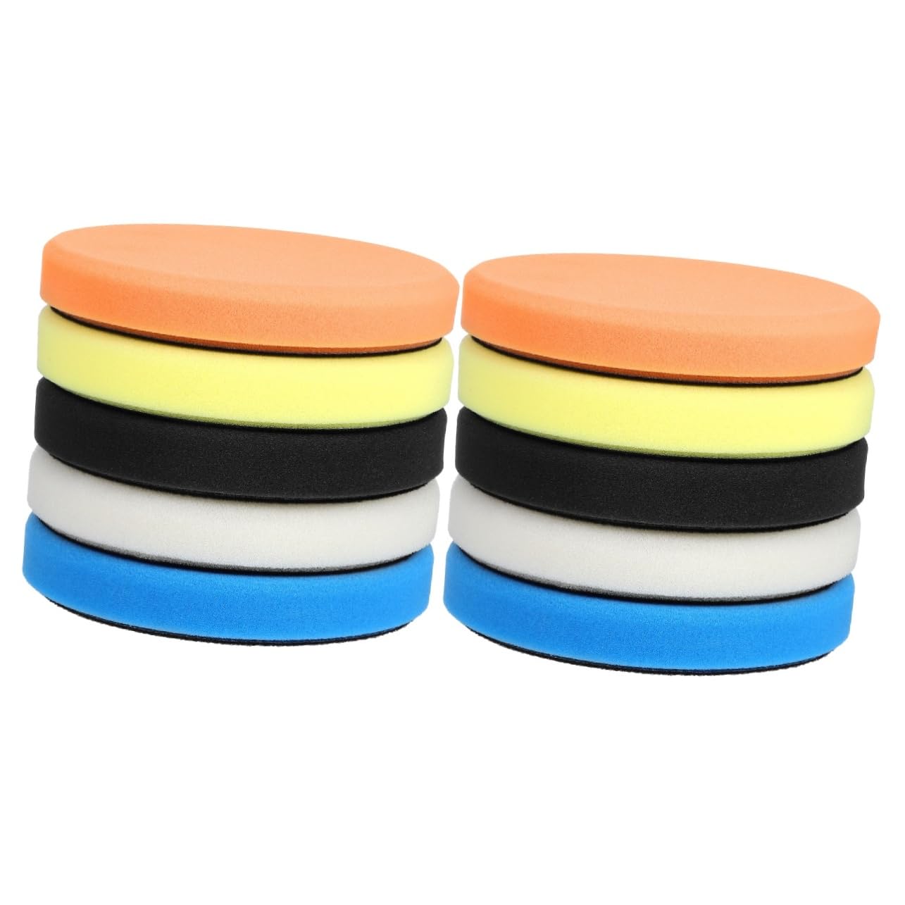 ULTECHNOVO 10 Stk Auto-Polierscheibe autopoliermaschine poliermittel-Set Fahrzeugpolierer-Pad -Polierschwamm-Set Polierpads für Bohrer Bohrschwabbel Polierpads Schwamm -