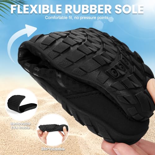 Image of Hike Barefoot Shoes Women Men Footwear, Wide Toe Box Water Shoes, Quick-Dry Zero Drop Comfortable & Non-Slip Pro Barefoot Beach Swim Minimalist Grounding Shoe for Walking Hiking