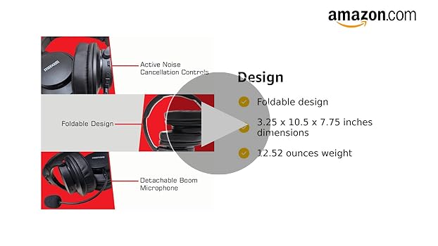 Amazon.com: Maxell Active Noise Cancellation Headphone