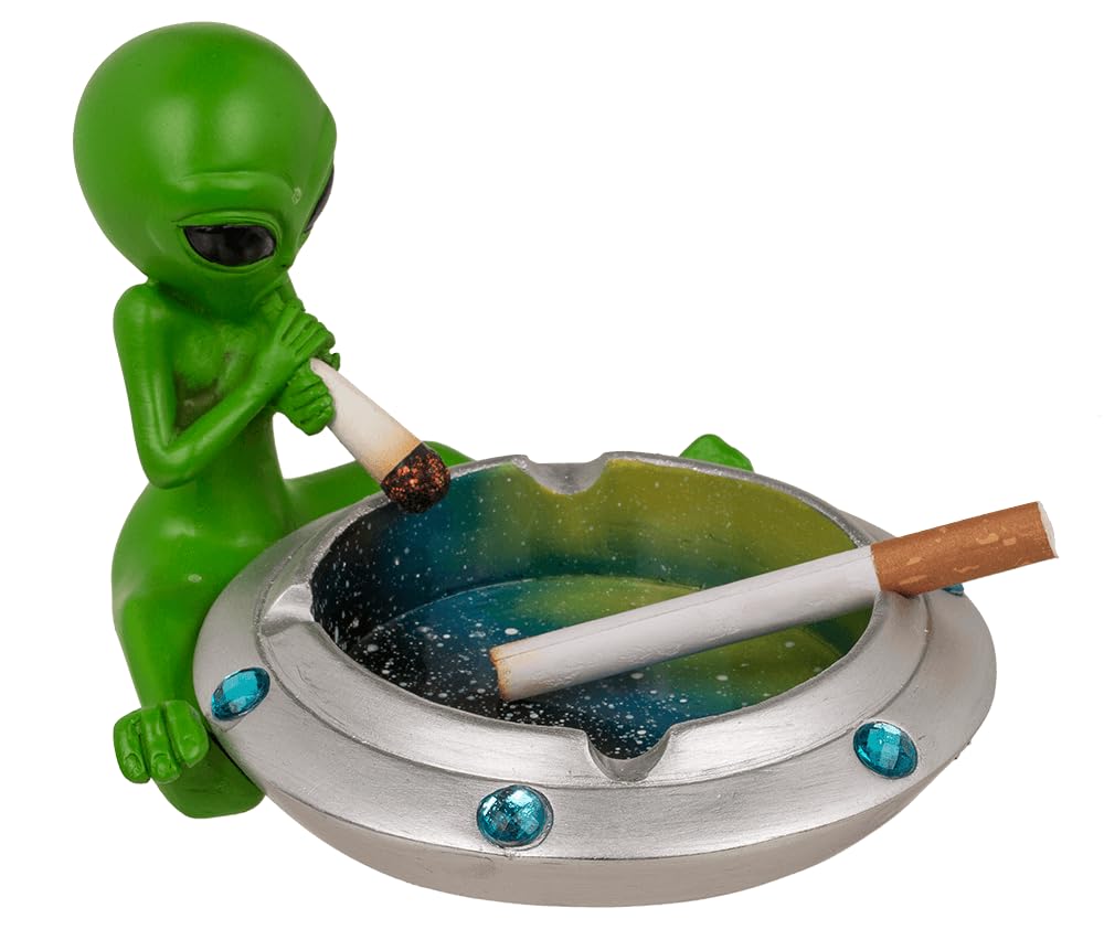 Popielniczka, Alien ze złączem, ok. X cm, z polikamienia