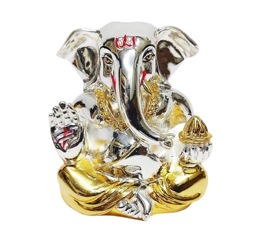 Ganapati Ganesh Murti en céramique figurine D-11 haut de gamme