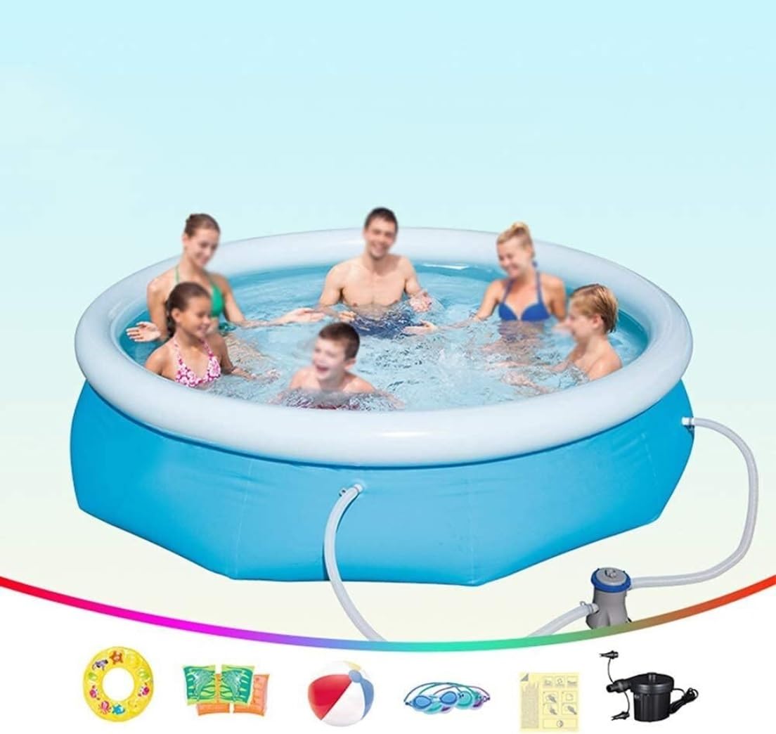 Basen Nadmuchiwane Baseny Swim Center Family Kryty I Odkryty Basen O Dużej Pojemności Ogrodowy(244 * 66cm)