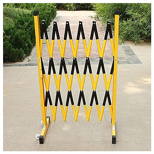 Barrière de sécurité extensible mobile sur roulettes pour signalisation