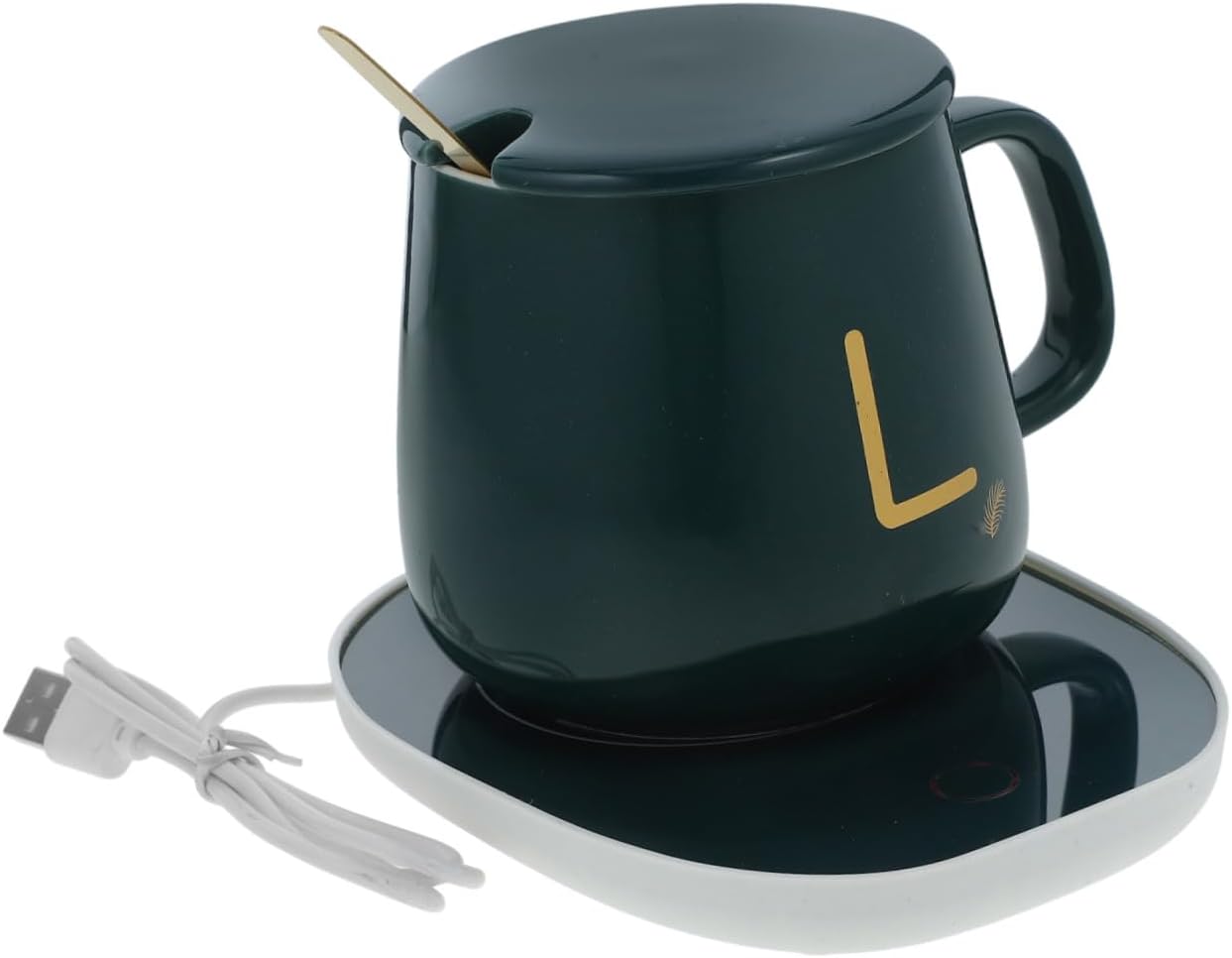 Cabilock Electric Milk Cup Warmer USB Heating Coaster Constant Temperature Mug Heater for Office Tea Coffee Hot Beverages Suitable for Milk and Water