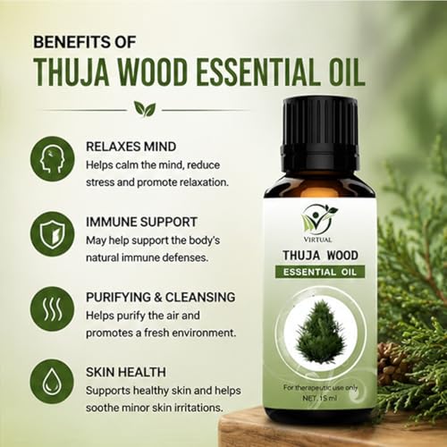 Image of VIRTUAL ESSENTIAL OIL (15 Ml, Thuja Wood)