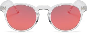 LJCZKA Retro Round Polarized Sunglasses Mens Womens UV400 Protection