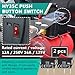 2 Pcs HY35C Push Button Switch, 2 Pins AC 125/250V 16A/12A, Fits Different Household Appliances and Industrial Equipment ON-Off Rocker Switch
