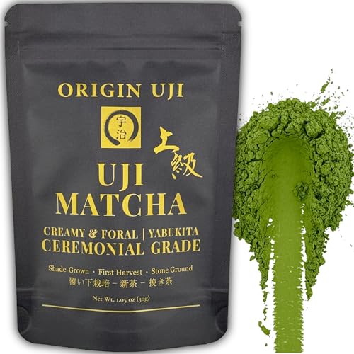 Origin Uji Superior Ceremonial Grade Matcha Powder, Yabukita Single Cultivar,