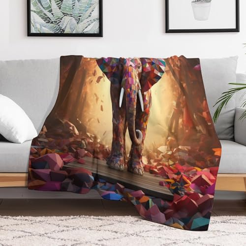 Manta de elefante infantil y juvenil ideal para regalo original de cama 3