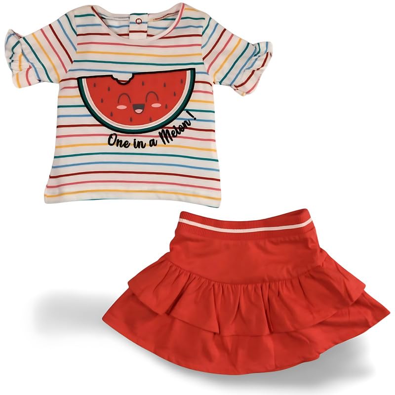 CUTEBLOOM Baby Girl Set T-Shirt & Skirt Set Combo, Stylish Baby Girl Dress 100% cotton Ideal for Everyday Wear, Perfect fo... - Review, Price and Buying Guide