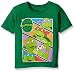 Teenage Mutant Ninja Turtles Little Boys' Toddler Group T-Shirt, Kelly Green TMNT, 4T