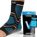 VITTO Cavigliera Ortopedica - Cavigliera Sportiva Per Danni Ai Legamenti, Caviglie Deboli, Tendinite Di Achille e Artrite (Manica, M)