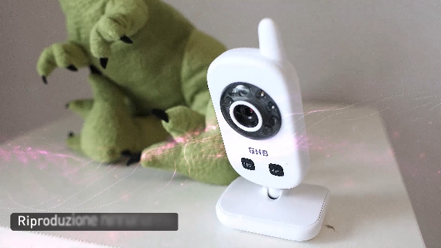 Baby Monitor GHB Con Video, Visione Notturna, Comunicazione Bidirezionale - Batteria 950mAh - Foto 12