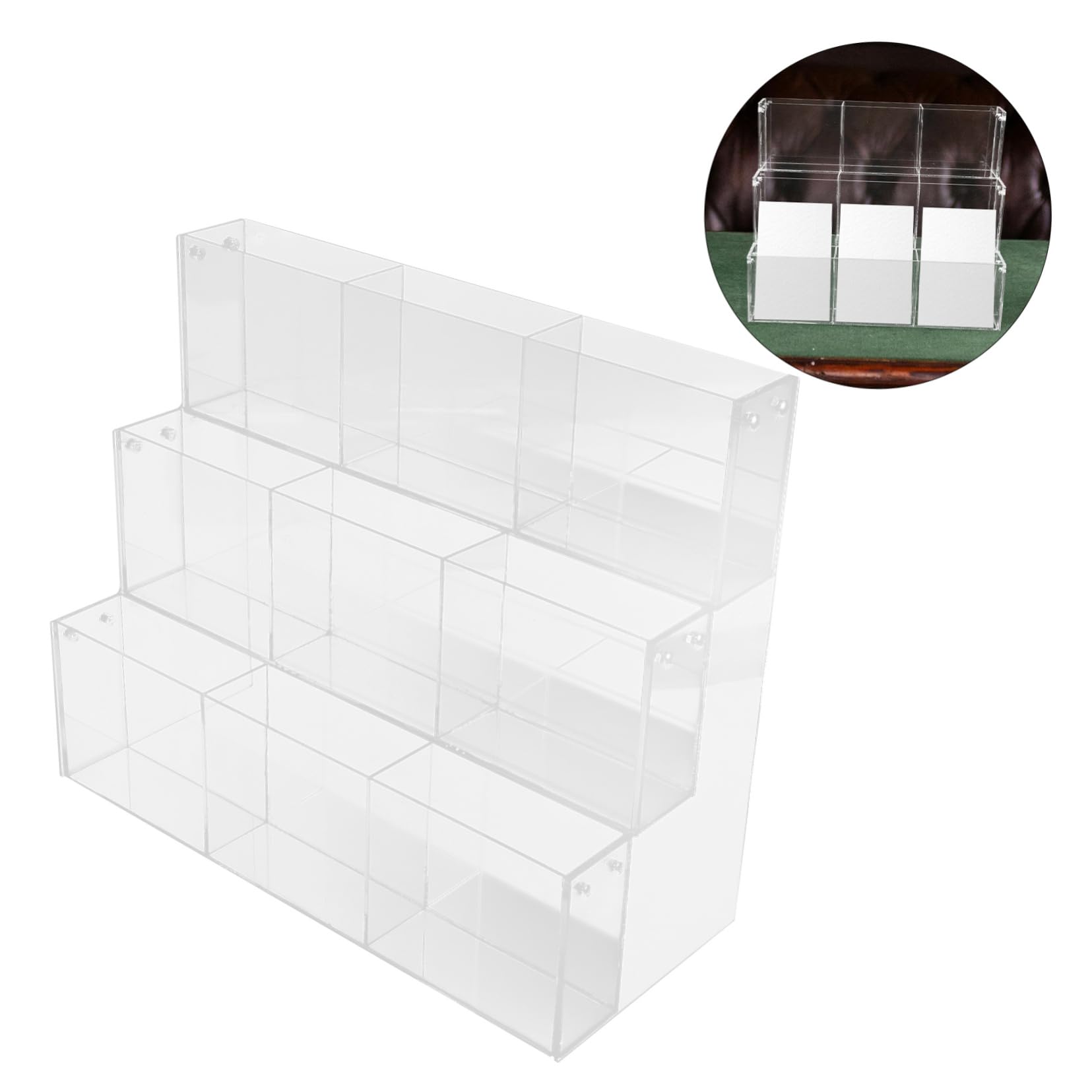 Lottoscheinhalter aus Acryl mit Modernem Design Durchsichtige Aufbewahrungsbox für Dokumente und Berichte für Büro und Geschäft